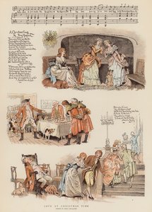 Amor na época do Natal (chromolitho)